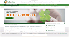 Desktop Screenshot of loteriabonoloto.info